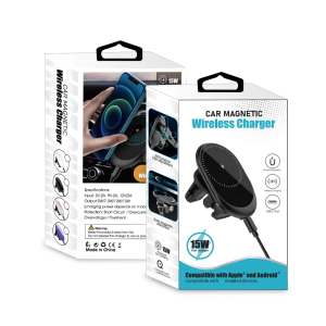 Car Magnetic Wireless Charger | 15W Fast Charging & Secure Mount